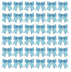 lot 56221 image: 36-Piece Blue Glitter Bow Set