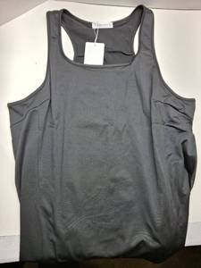 lot 56224 image: Vldnery Tank Top for Women Racerback Sleeveless Workout Clothes Scoop Neck Exersice Yoga Running Gym Shirts Loose Fit Womens XXL