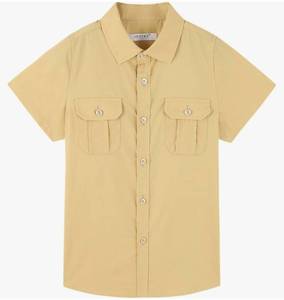 lot 56225 image: Boys Short Sleeve Button Down Uniform Shirt 13-14 Years Old