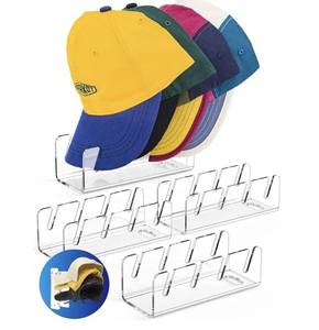 lot 56260 image: Clear Hat Display Organizer - 4 Piece Set