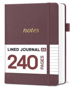 lot 56262 image: Premium A5 Hardcover Lined Journal - 240 Pages