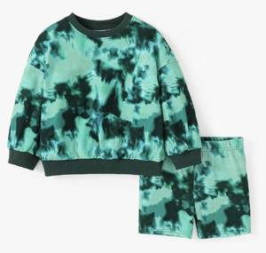lot 56278 image: Toddler Tie-Dye Sweatshirt and Shorts Set Size 2 years