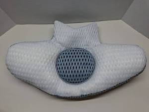 lot 56339 image: Idle Hippo Lumbar Support Pillow for Sleeping, 3D Air Mesh Lumbar Pillow for Bed, Adjustable Height Back Support Pillow for Lower Pain Relief - Side, Back & Stomach Sleepers