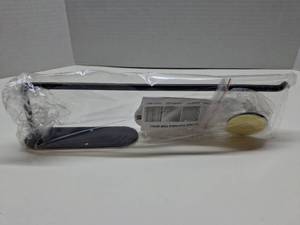 lot 56342 image: Paper Towel Holder, Self Adhesive or Screw Mounting, Black Paper Towel Holder Wall Mount