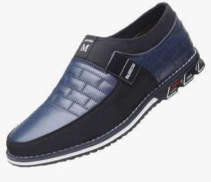 lot 56399 image: Men��s Oxford Derby Orthopedic Leather Shoes Formal Business Dress Sneakers Casual Walking Driving Slip-on Penny Loafers Size 45