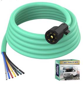 lot 57002 image: 16 Heavy Duty 7-Way Trailer Wiring Harness