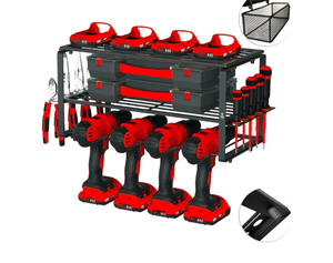 lot 57106 image: Power Tool Storage Organizer Rack