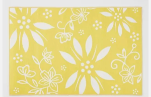 lot 1017 image: Temp-tations 2x3 Washable NonslipKitchen Mat,Yellow