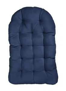 lot 1037 image: 27 x 44 Sunbrella Egg Chair Cushion in Canvas Navy