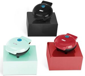 lot 1058 image: Dash Set of 3 Mini Waffle Makers