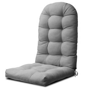 lot 1116 image: Gray Rocking Chair Cushion Set