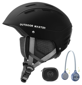 lot 1134 image: OutdoorMaster Kelvin II Ski Helmet and Wireless Bluetooth Set - Adjustable Fit Snowboard Helmet with Drop-in Headphone - Snow Sports Helmet for Men Women & Youth