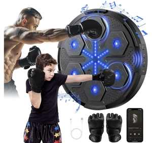 lot 1140 image: 2025 Upgrade Music Boxing Machine, 5.0 Smart Bluetooth Boxing Machine Trainer with Boxing Gloves, Music Boxing Machine for Adults Kids, Boxing Target Workout Equipment for Home Office Gym