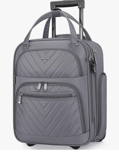 lot 1146 image: Carry-on Underseat 16-inch Luggage with Wheels, Softside Rolling Carry-on, Lightweight Travel Suitcase for Men Women, Personal Item Rolling Travel Bag