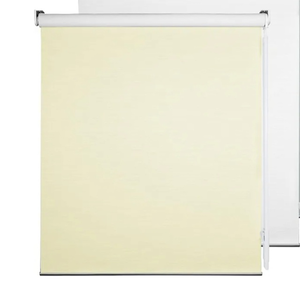 lot 1068 image: 100% Blackout Roller Window Shades, Striped Jacquard Window Blinds with Thermal Insulated, UV Protection Waterproof Fabric, Roll up and Down Shades Home and Office(Beige - 20 W x 72 H)