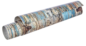 lot 1069 image: Livingwalls pop. up 942492 Self-Adhesive Panel 2 2.50 m x 0.35 m Beige Blue Grey 300771 4 Panels