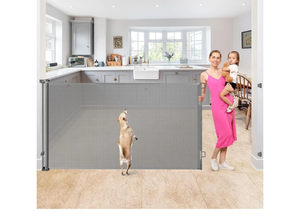 lot 1179 image: 42 Tall X 95 Wide Extra Tall and Wide Baby Gate Extra Wide Baby Gate Extra Tall Retractable Dog Gate for The House Extra Wide Pet Gate Extra Tall Dog Gate Extra Large Baby Gate Outdoor Gate for Deck