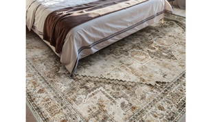 lot 1187 image: Rugs for Bedroom Living Room Rug 8x10 Area Rug Soft Bedroom Rug Carpet-Rugs for Living Room Machine Washable Rug Vintage Oriental Floral Medallion Rug Dining Room Rug Office Rug Non Slip Rug Beige