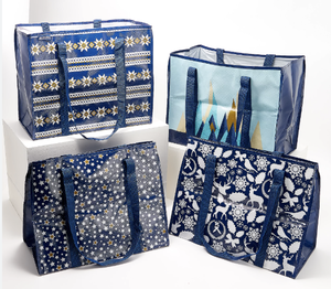 lot 1012 image: California Innovations Shopping Totes Set of 4