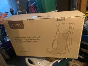 lot 202 image: Shiatsu Neck and full back massager air compressed with heat