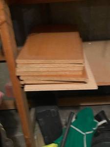 lot 216 image: Shelves for a bookcase or can be used to build shelves