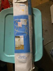 lot 222 image: Trie Living Wooden Drying Rack