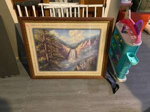lot 250 image: Large scenery framed photoshop