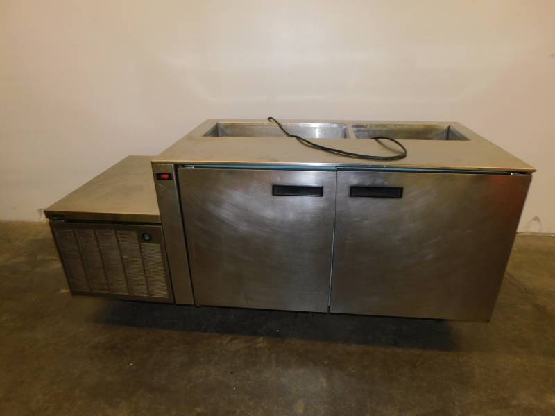 lot 9313 image: Delfield Prep TableEquipment Table Works Good