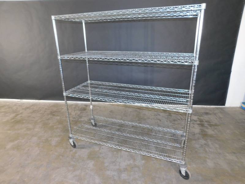 lot 9336 image: Metro Rolling Wire Rack