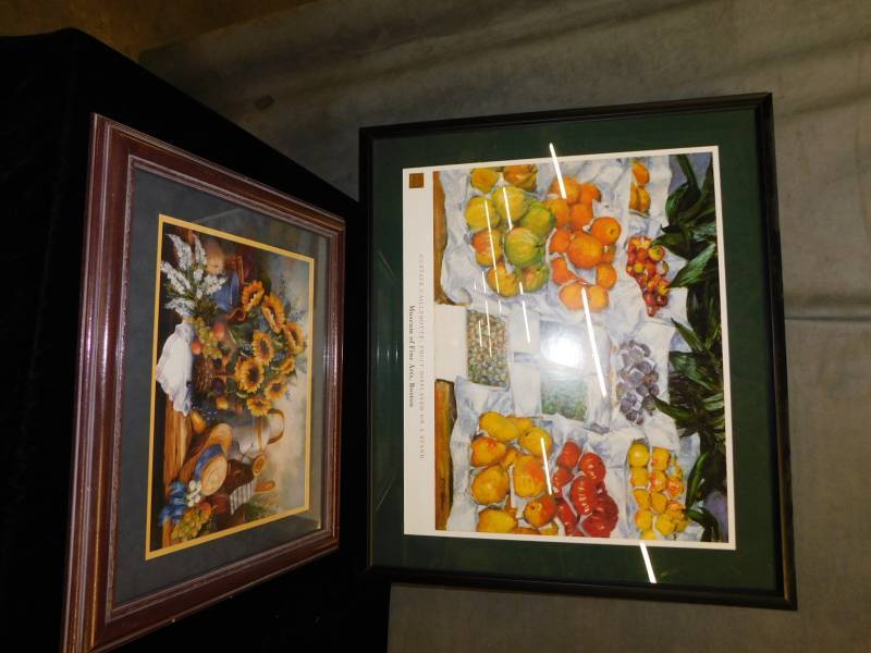 lot 9375 image: Framed Wall Art