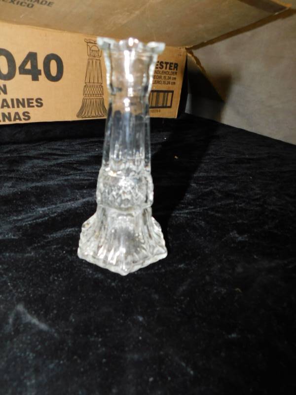 lot 9381 image: Case of Winchester Bud Vases Candleholders