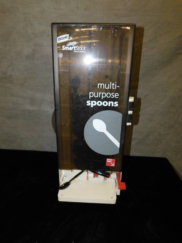 lot 9379 image: Dixie Smart Stock Cutlery Dispenser