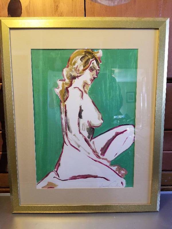 lot 9063 image: Signed Wall Art