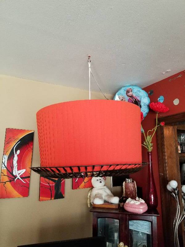 lot 9003 image: Retro Hanging Lamp