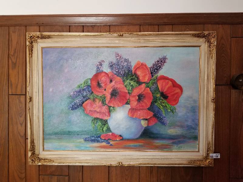 lot 9107 image: Vintage Oil Painting