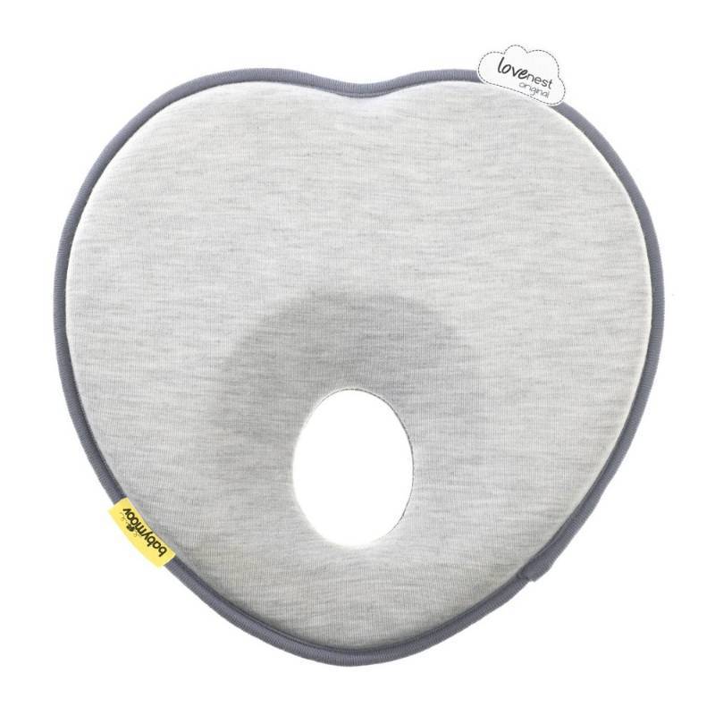 lot 4140 image: Babymoov Lovenest Organic Baby Head Support - Gray
