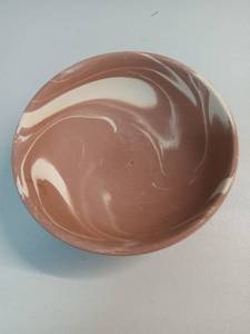 lot 3938 image: Marble Pattern Ceramic Bowl Threshold