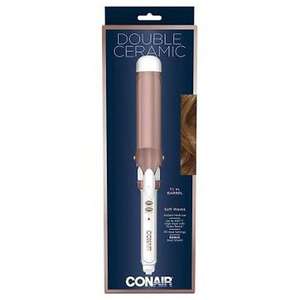 lot 4000 image: Conair Double Ceramic Curling Iron 1.5-inch Rose Gold CD703GN