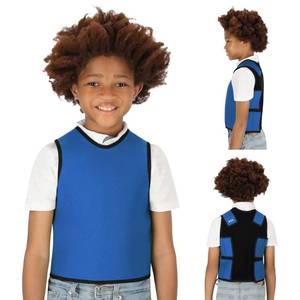 lot 4005 image: Special Supplies Sensory Compression Vest Deep Pressure Comfort (Blue, Small)