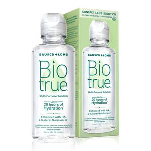 lot 4022 image: Biotrue Contact Lens Solution, Multi-Purpose Solution for Soft Contact Lenses, 4 FL OZ