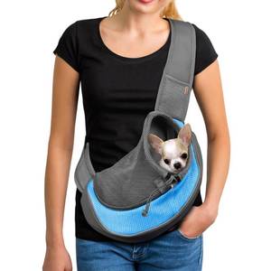 lot 4104 image: YUDODO Pet Dog Sling Carrier Breathable Mesh Travel Safe Sling Bag Carrier for Dogs Cats