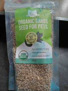 lot 4119 image: The Cat Ladies Organic Pet Grass Seed - 8oz