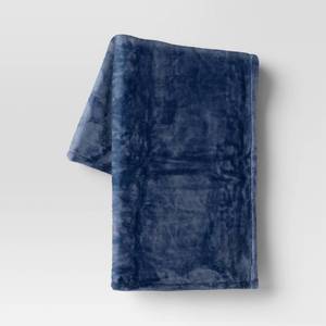 lot 4171 image: Oversized Primalush Throw Blanket Blue - Threshold