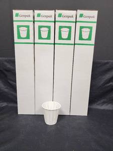lot 370 image: Genpak 4.5oz Pleated Water Cups - Bulk Pack