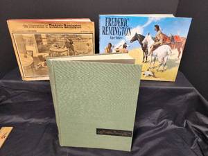 lot 375 image: Frederic Remington Art Books - Vintage Hardcover Editions