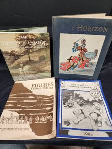 lot 382 image: Ral Partha Catalogs and 2 Books of Knights