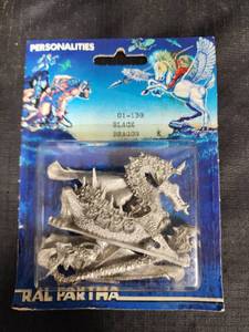 lot 383 image: Ral Partha Pewter Figurine Black Dragon 01-138