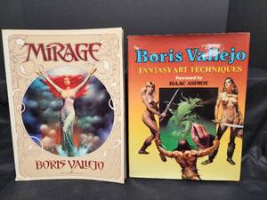lot 391 image: Boris Vallejo Art Book Collection - Mirage & Fantasy Art Techniques