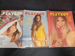 lot 404 image: 3 PLAYBOY Magazines 1971