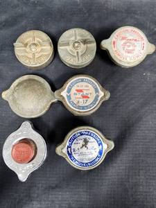 lot 237 image: Vintage Radiator Pressure Caps Collection